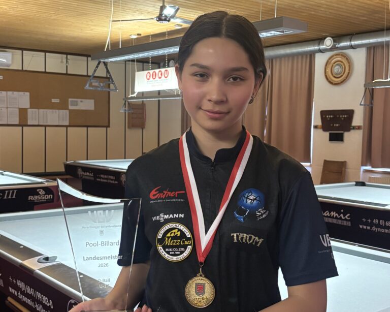Selina Scherrer holt sich auch den Titel im 10-Ball